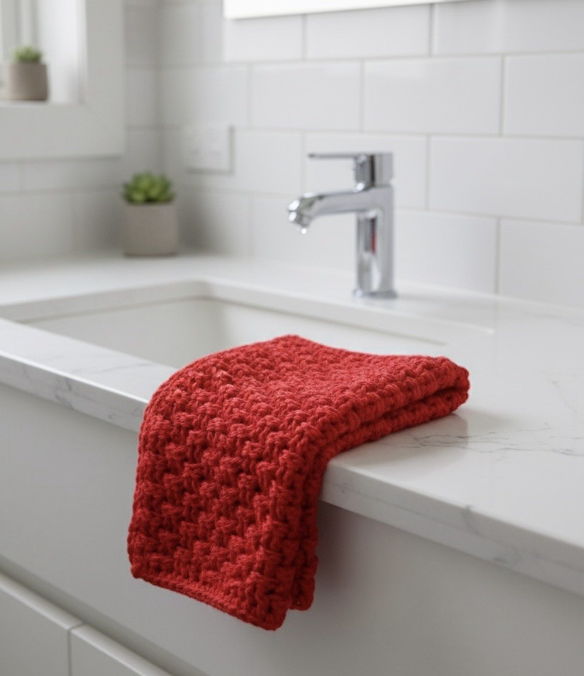 Crochet Hand Towels - 100% Cotton