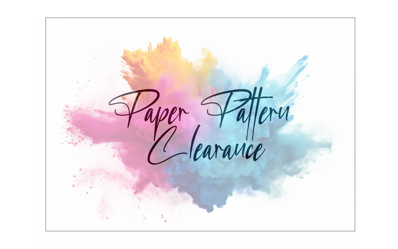 Paper Pattern Clearance