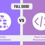 Visual Programming Vs Traditional Programming: Full Guide