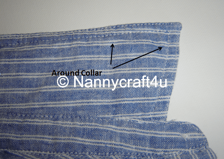 Let’s Sew  Part 6       – Top stitching