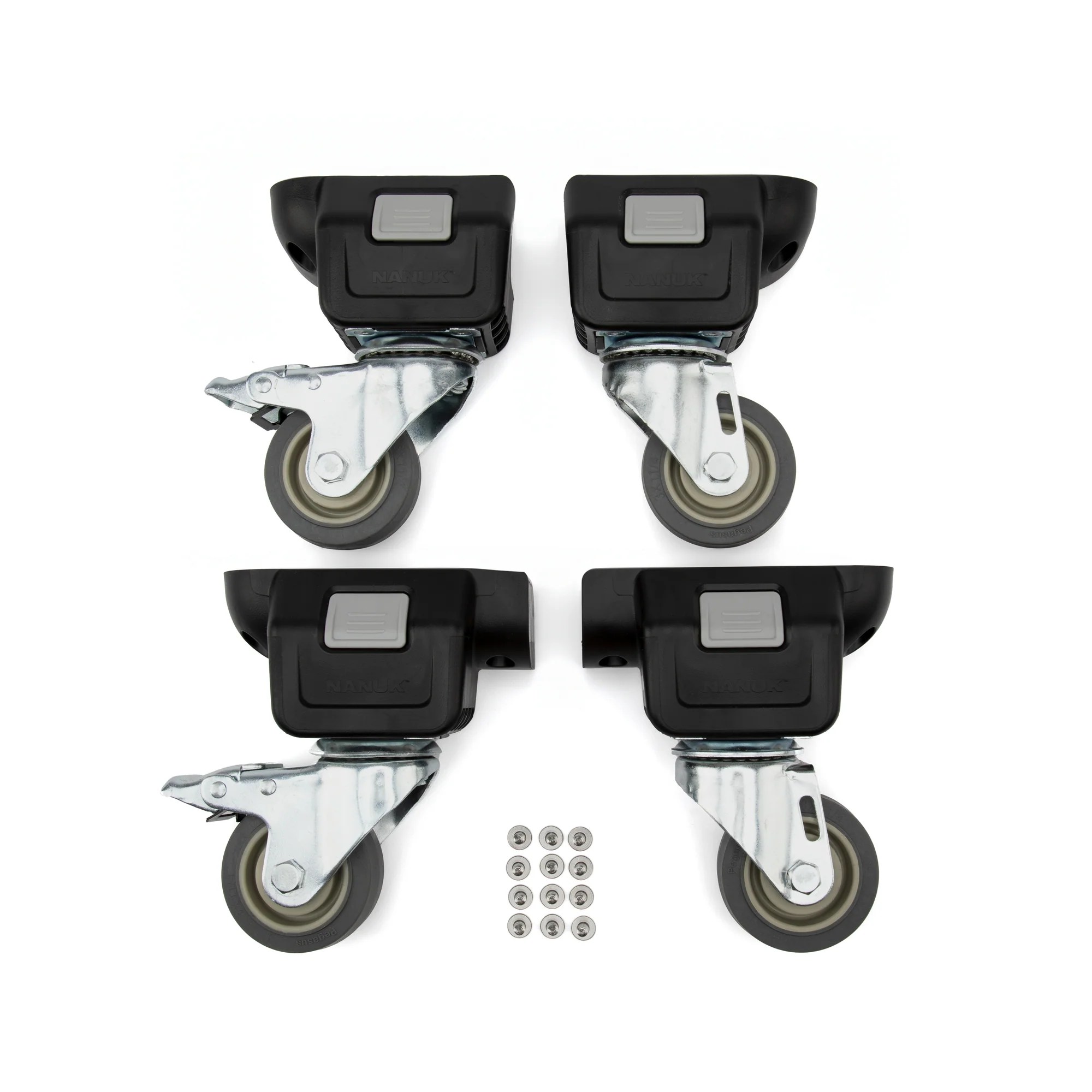 Badass Caster Kit - Premium Vintage Design - Mobile