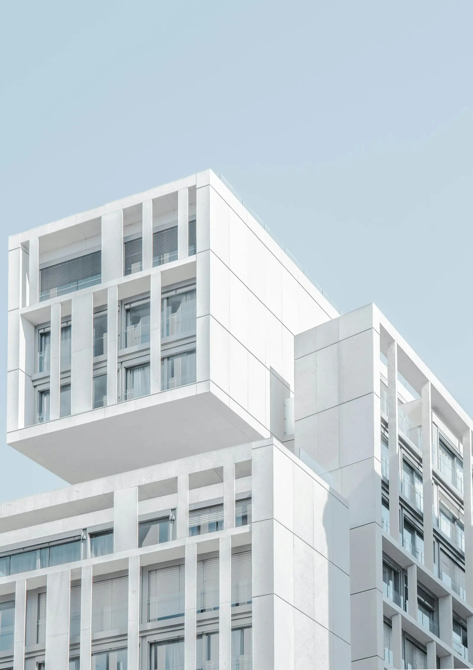 Modern apartment building