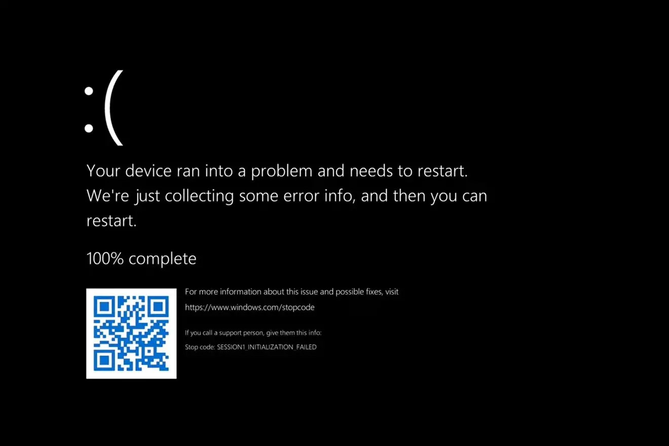 Windows 11 Blue Screen of Death BSOD error