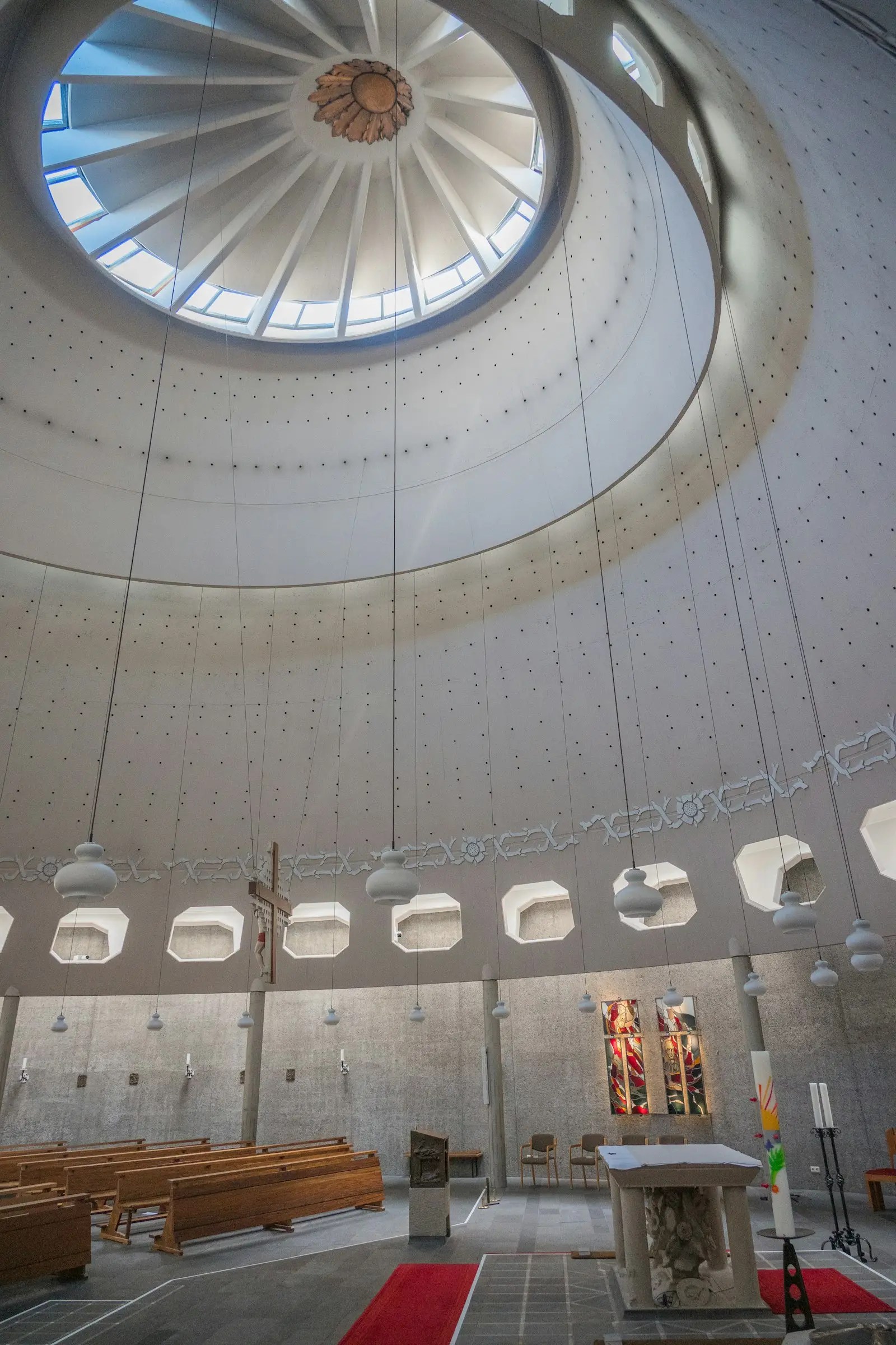 Modern church sanctuary interior