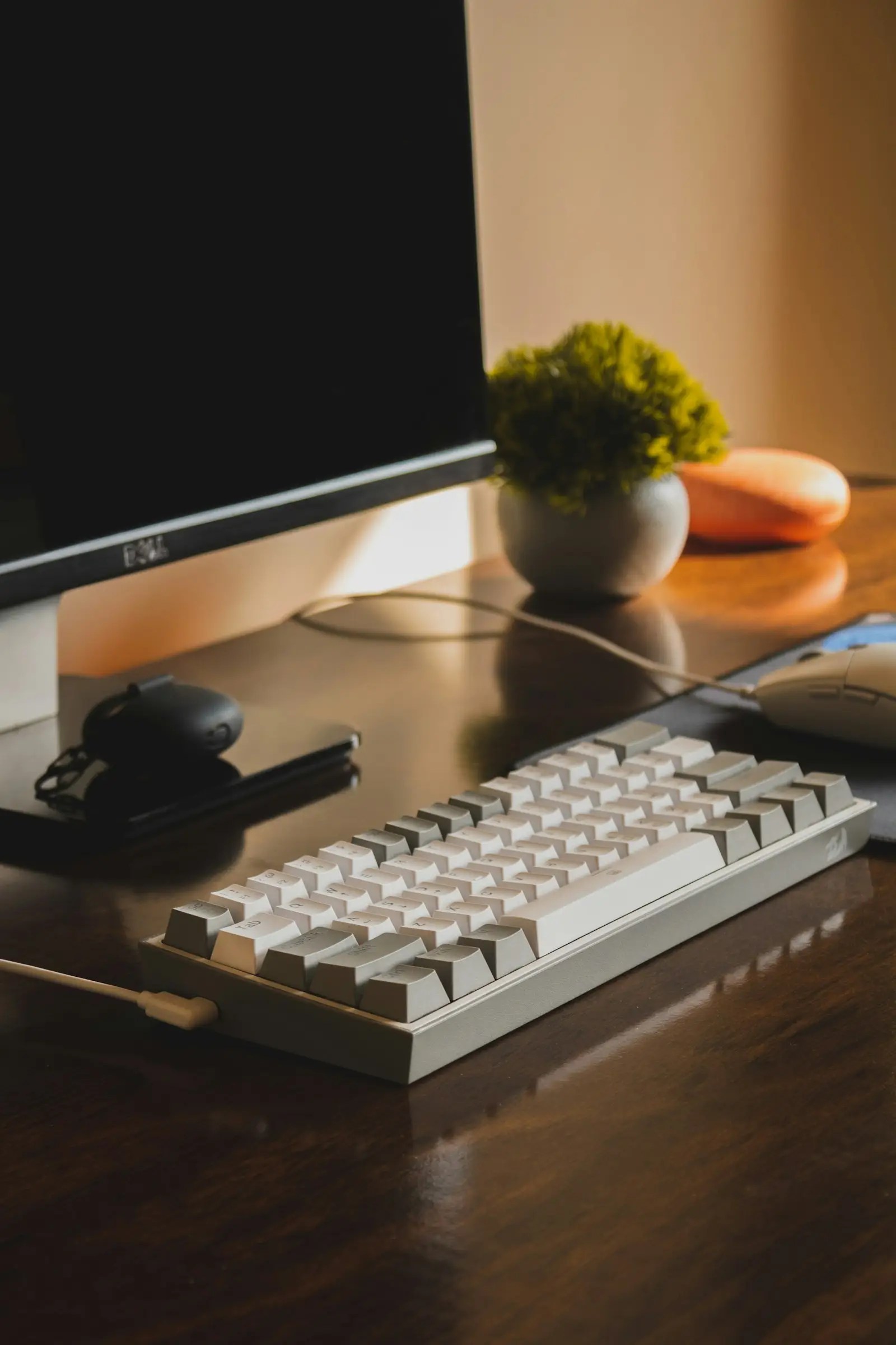 Black business laptop keyboard