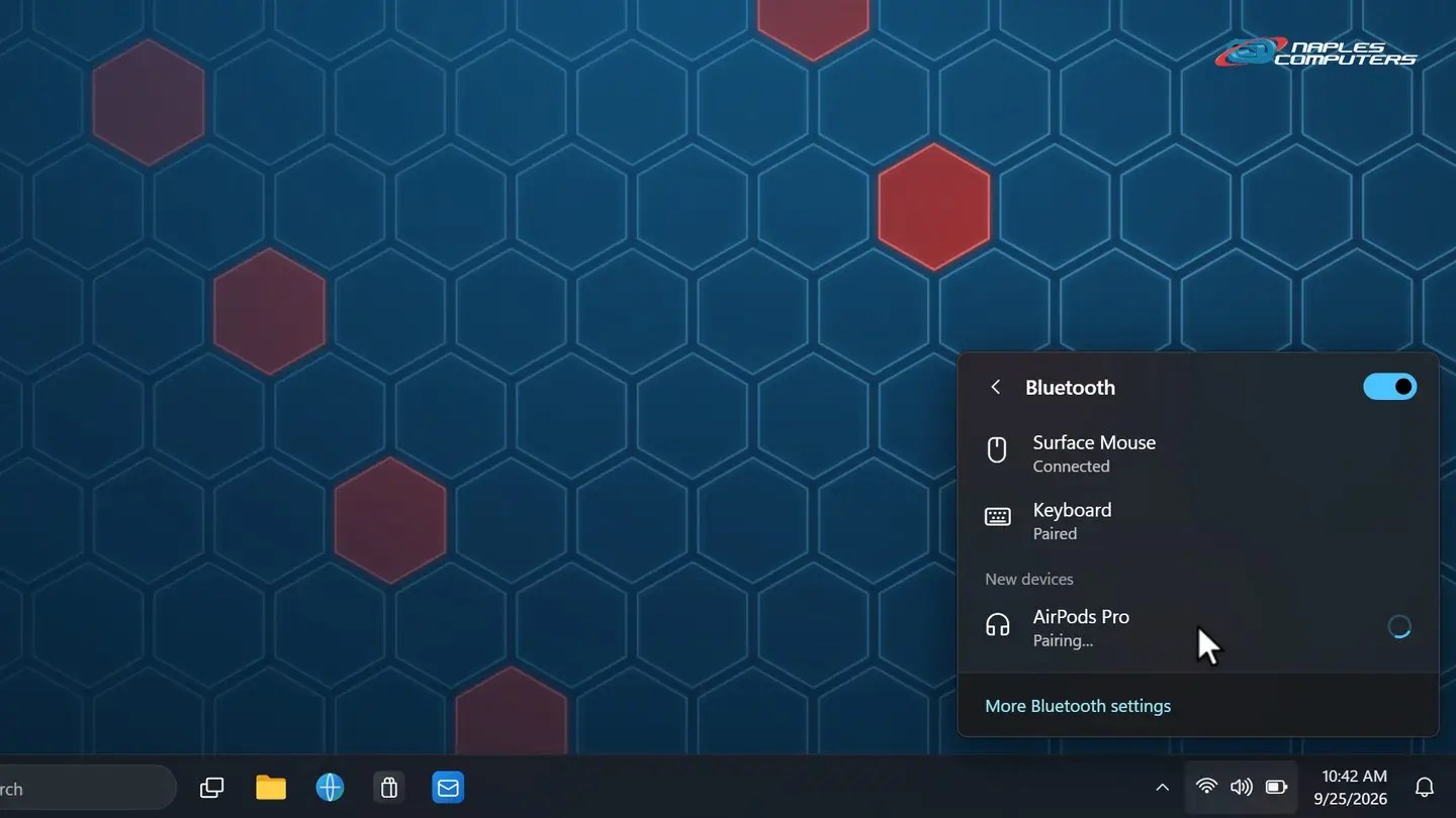 The quick way: Quick Settings