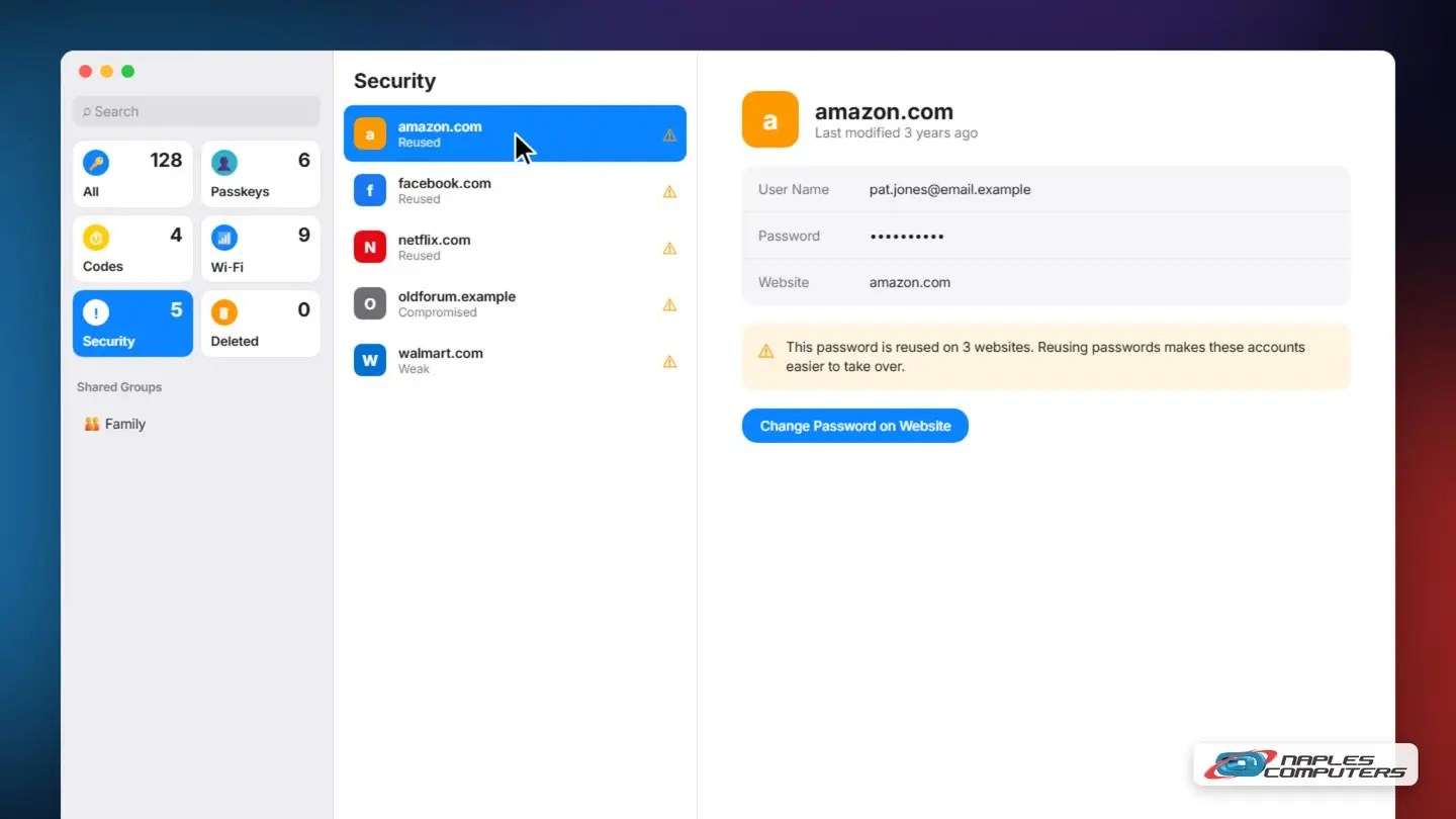 Mac, iPhone &amp; iPad: the Passwords app