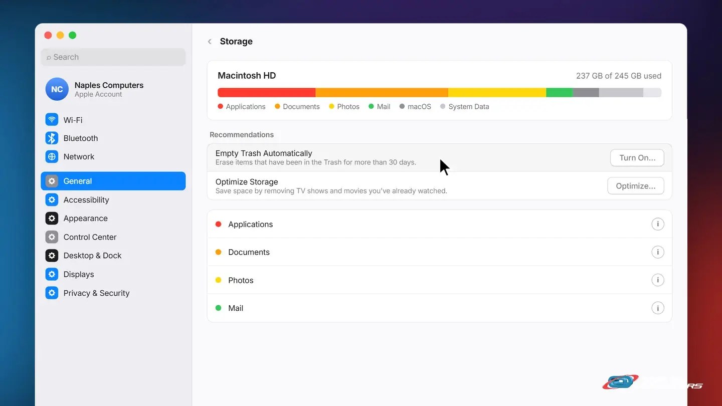 Step 4: Free up storage, restart, and try again