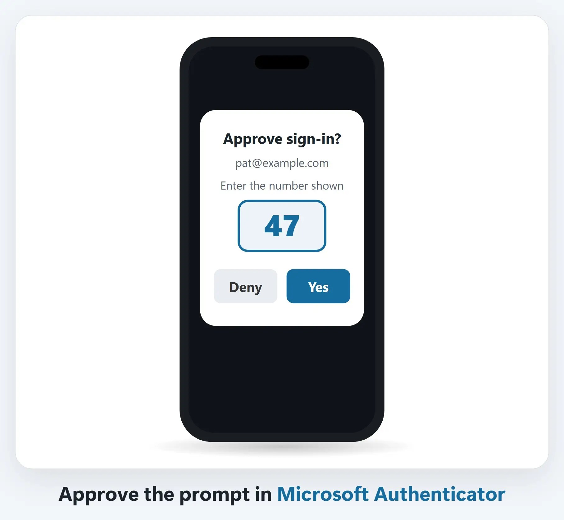 Outlook on your phone: sign in and approve