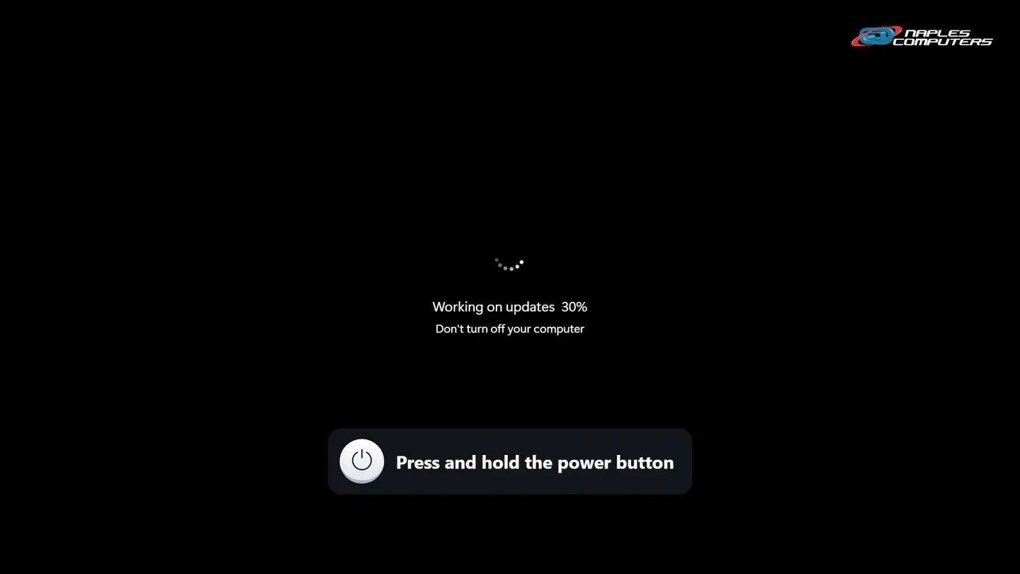 Step 2: Truly frozen? Hold the power button, then turn it back on