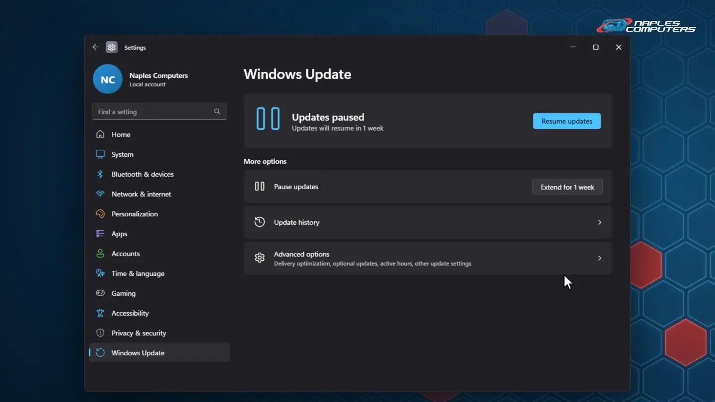 Step 5: Still failing? Pause updates, then resume