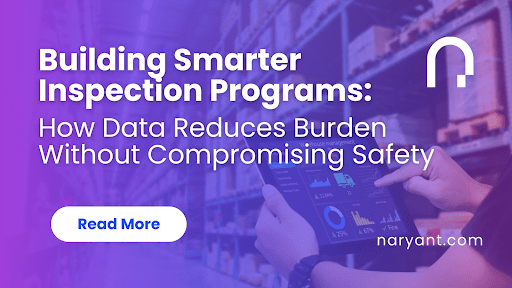 Driver completing a streamlined, data-driven fleet inspection checklist using a mobile app.