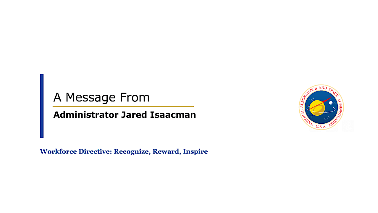 NASA's Prime Directive: Recognize, Reward, Inspire - Jared Isaacman's Vision for the Future (2026)