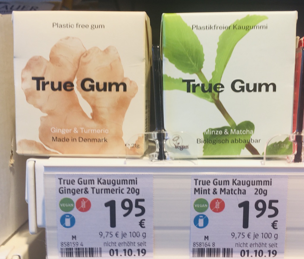 True Gum Ginger+Turmeric-Minze+Matcha