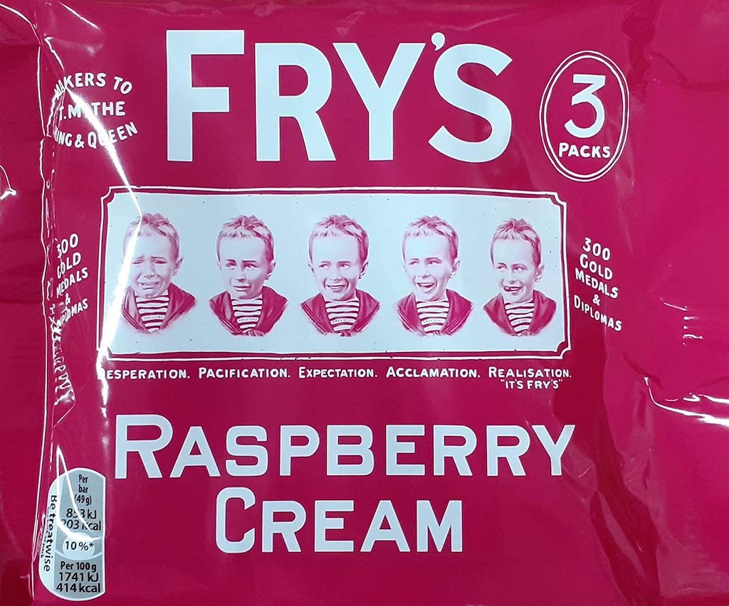 Fry’s Raspberry Cream Chocolate Bar