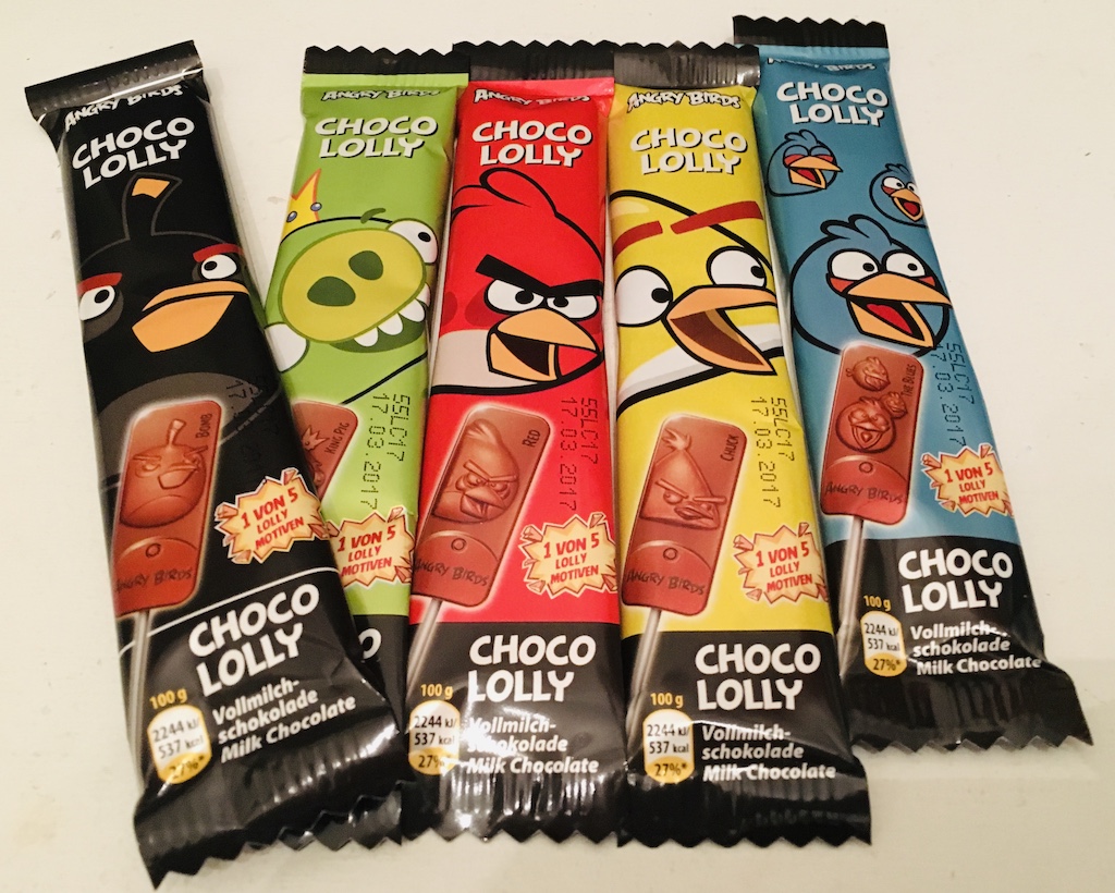 Choco Lolly Angry Birds