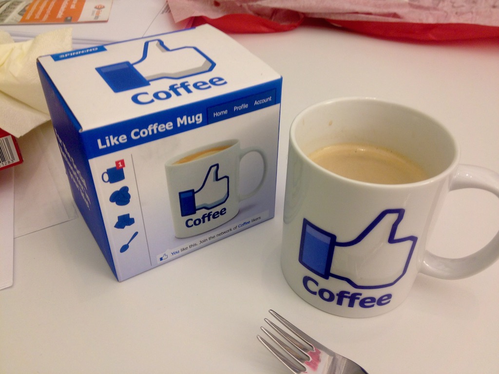 Facebook Coffee Mug Kaffeebecher