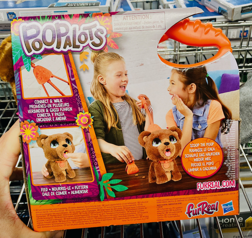 Hasbro Poopalots FurReal Rückseite