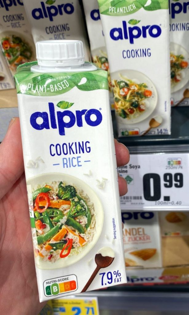 Alpro Cooking Rice Nutri-Score