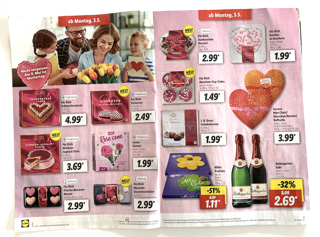 Lidl Prospekt Muttertag 2021