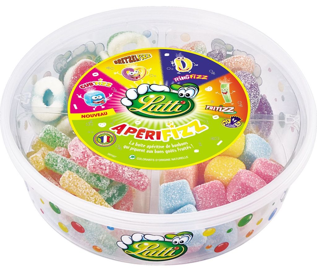 Lutti Aperifizz Runddose Variationen