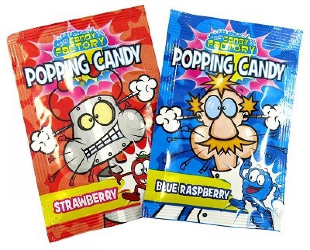 Candy Factory Popping Candy 7g Strawberry+Blue Raspberry