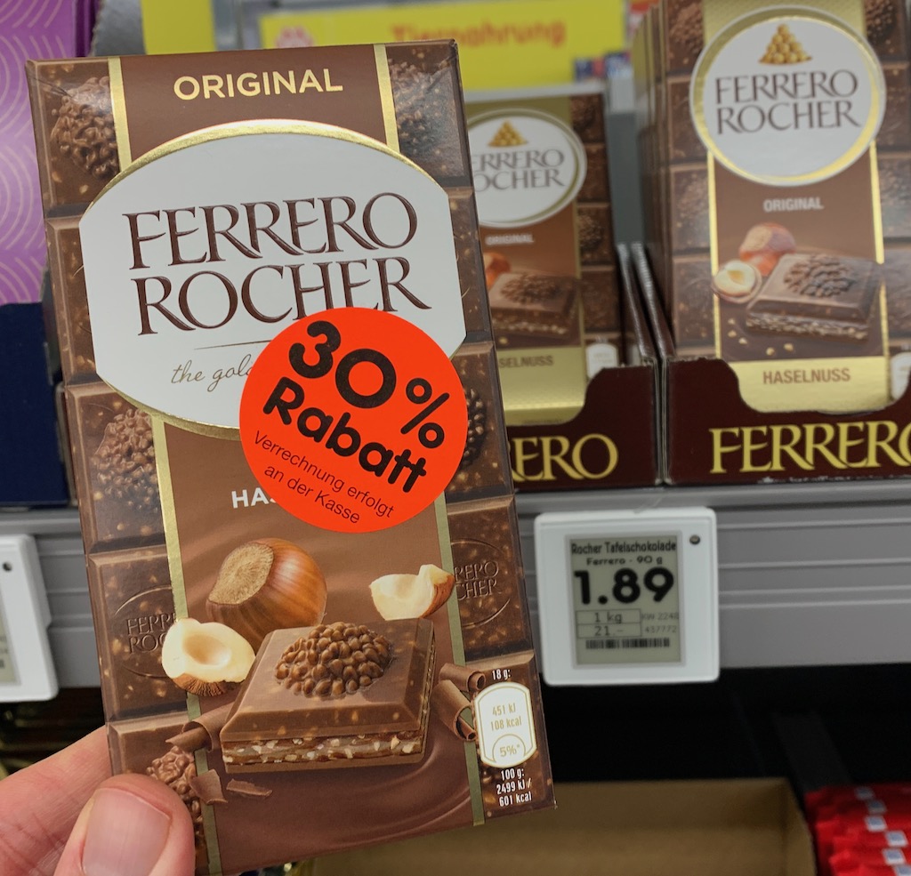 Ferrero Rocher Tafelschokolade
