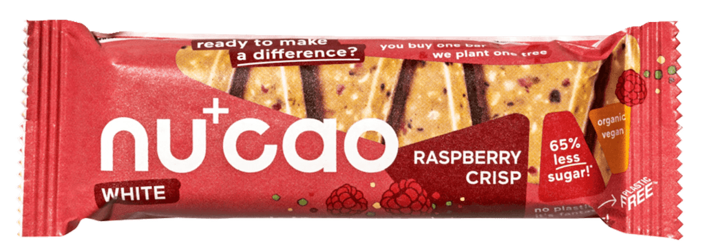 nu+cao White Raspberry Crisp Riegel