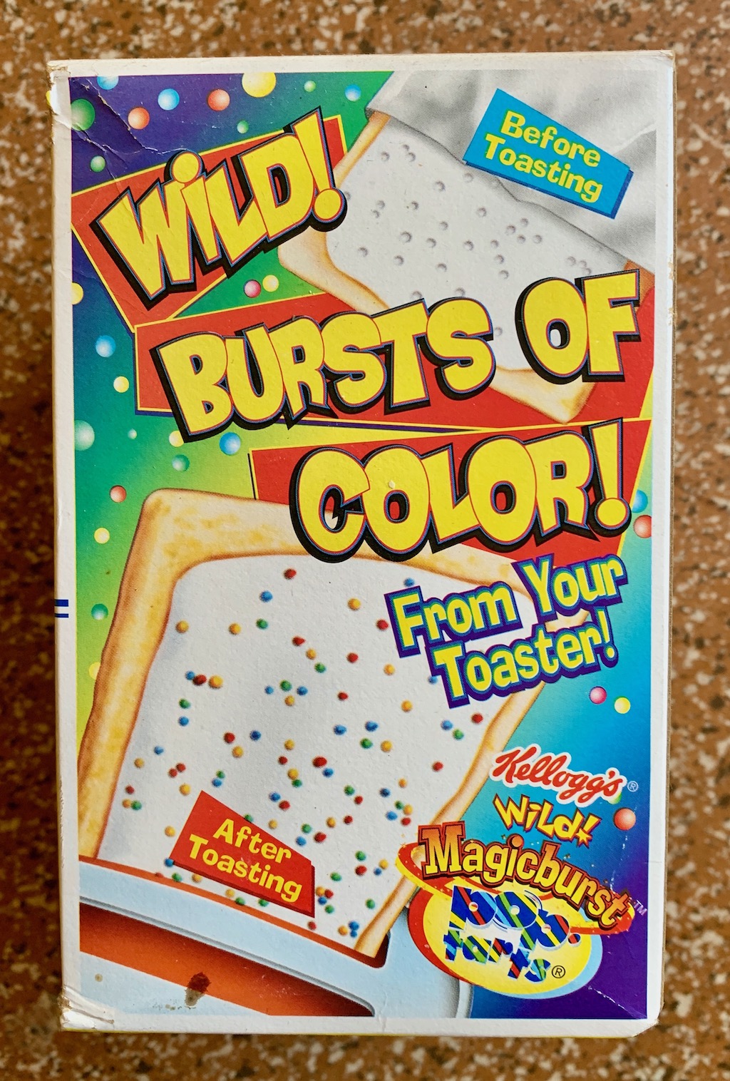 Kellogg’s Popt-tarts Blue Raspberry Rückseite