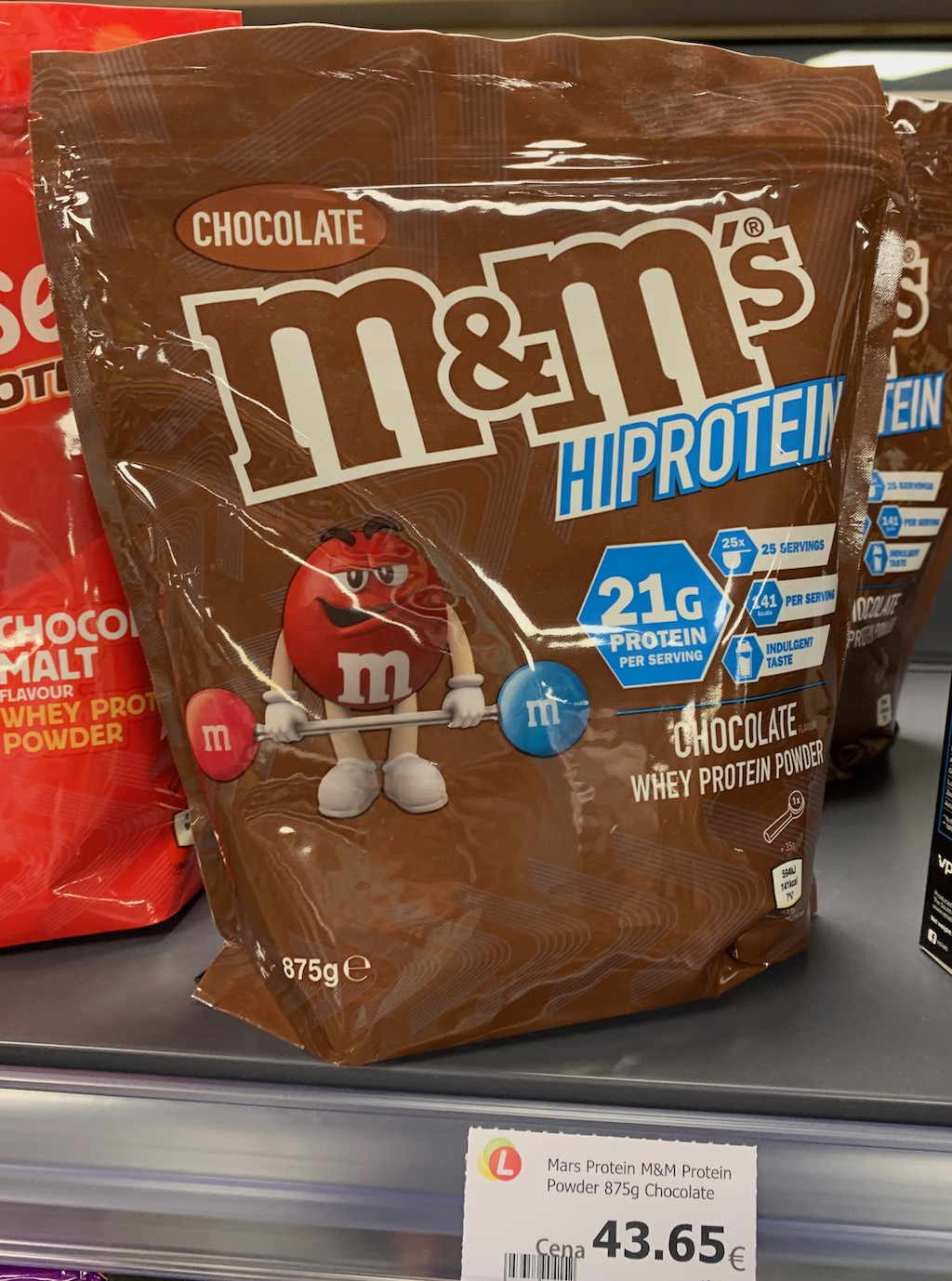 Mars M+M Chocolate HiProtein Powder 875G