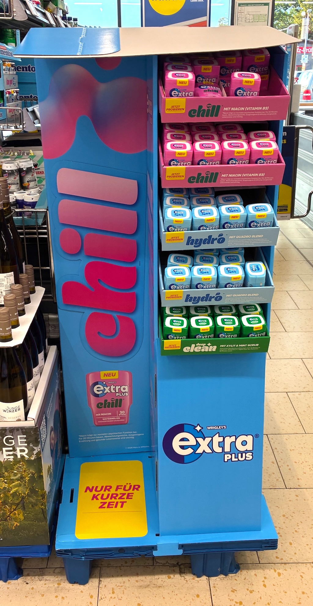 Wrigley Extra Plus Chill Display