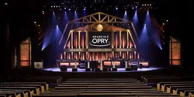 Grand Ole Opry Nashville Attractions Nashville Grand Ole Opry - June 29 2019 featuring the Opry Square Dancers Mike Snider Shelly Fairchild Leroy Van Dyke Riders in the Sky Bobby Osborne the Rocky Top X-Press Sam Palladio 7eventh Time Downs Opry Debut Sister Sadie and Cassadee Pope.