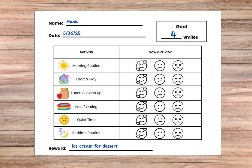Encourage positive behavior with this free printable behavior chart! Includes a reward system and goal-setting tools to support kids’ success at home.