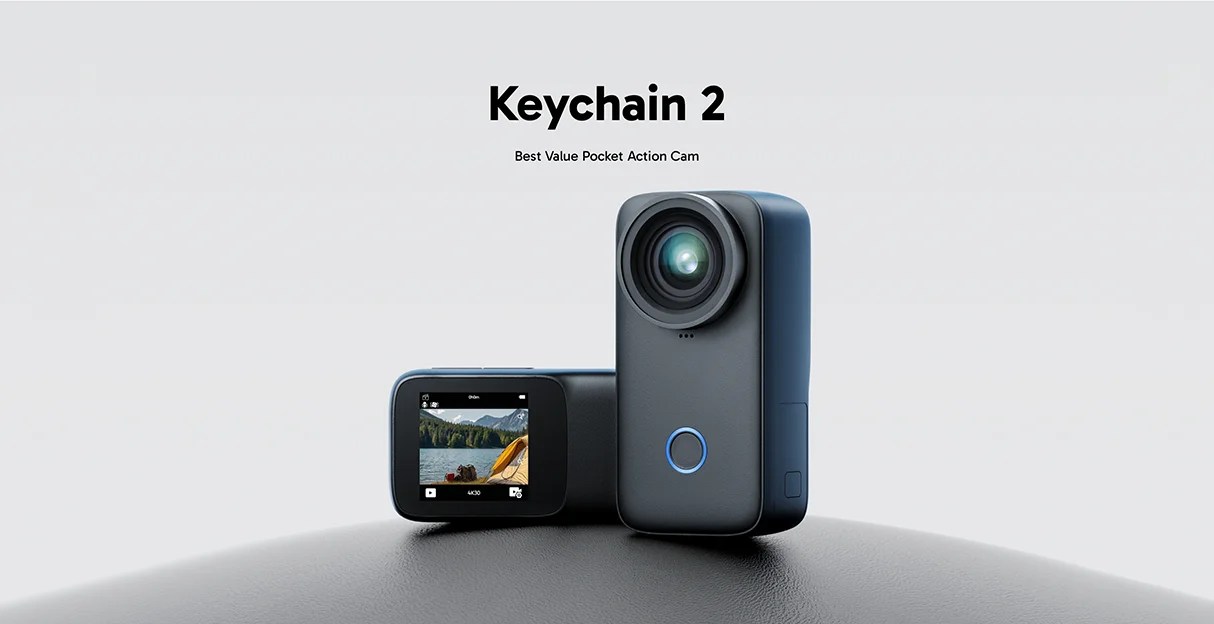 AKASO releases the latest Keychain 2 ultra-compact 4K Action