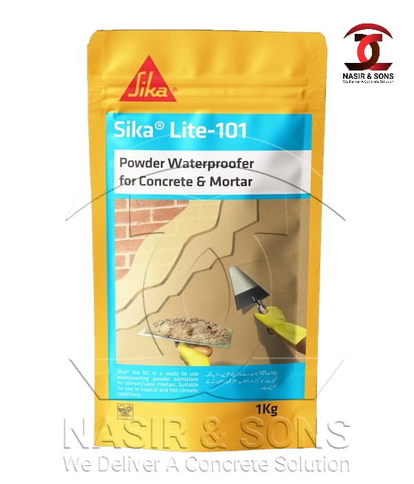 SIKA LITE 101 (PUDLO POWDER) - 1 KG POUCH | NASIR & SONS | SIKA SHOP PAKISTAN