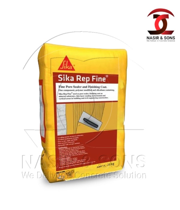 SIKA REP FINE - Polymer Modified Repair Mortar - 25 KG BAG | NASIR & SONS | SIKA SHOP PAKISTAN