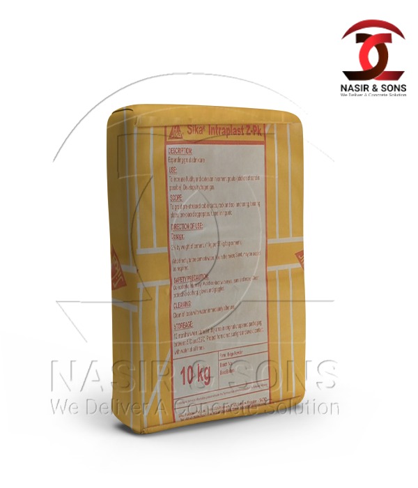 SIKA INTRAPLAST Z - PK 10 KG BAG EXPANDING GROUT ADMIXTURE | SIKA PAKISTAN
