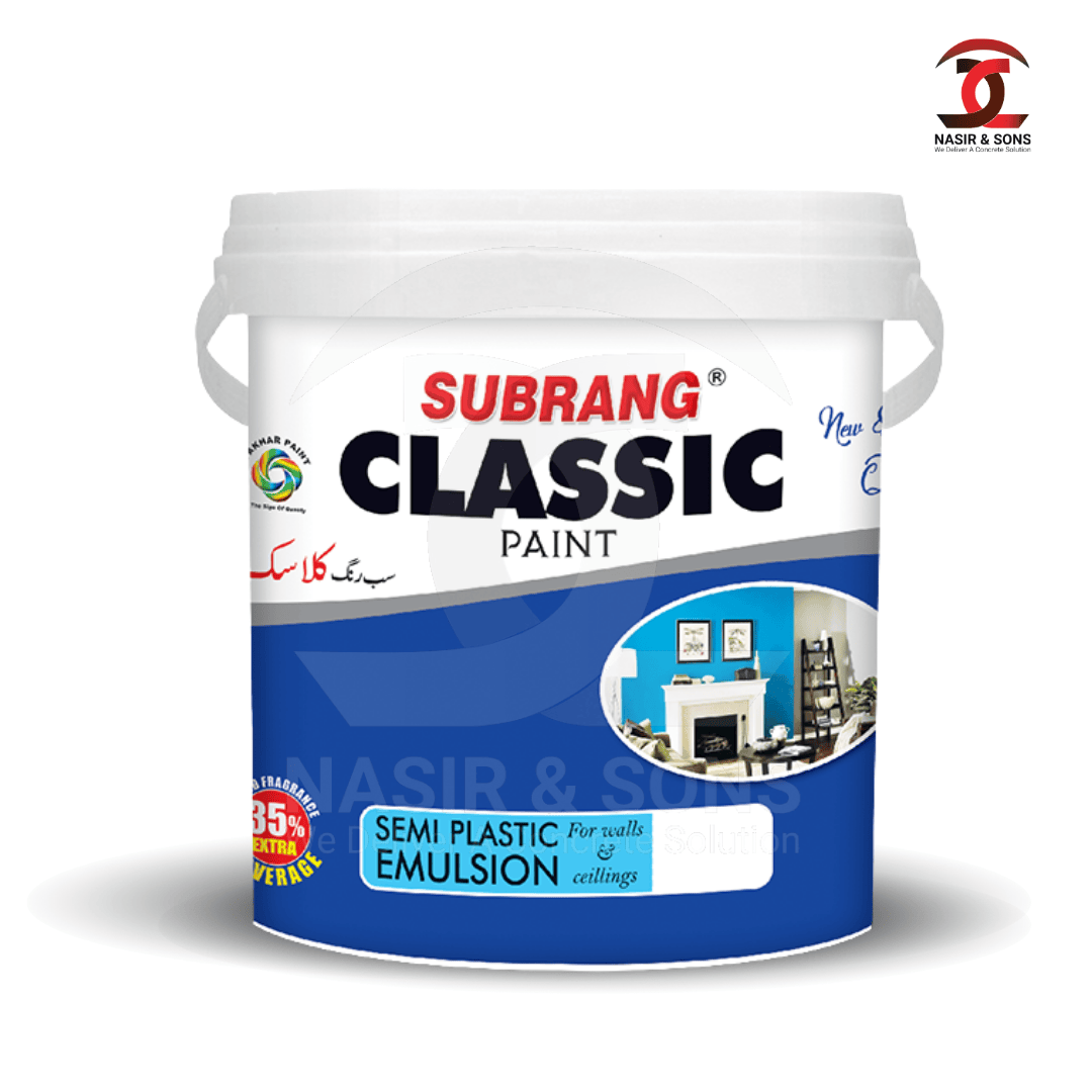 SEMI PLASTIC EMULSION SUBRANG CLASSIC PAINTS NASIR & SONS PAKISTAN
