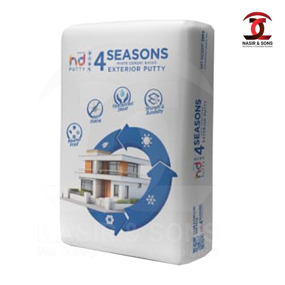 4 SEASONS 20 KG(S)WHITE CEMENT BASED EXTERIOR HD PUTTY BAG(S) | NASIR & SONS PAKISTAN