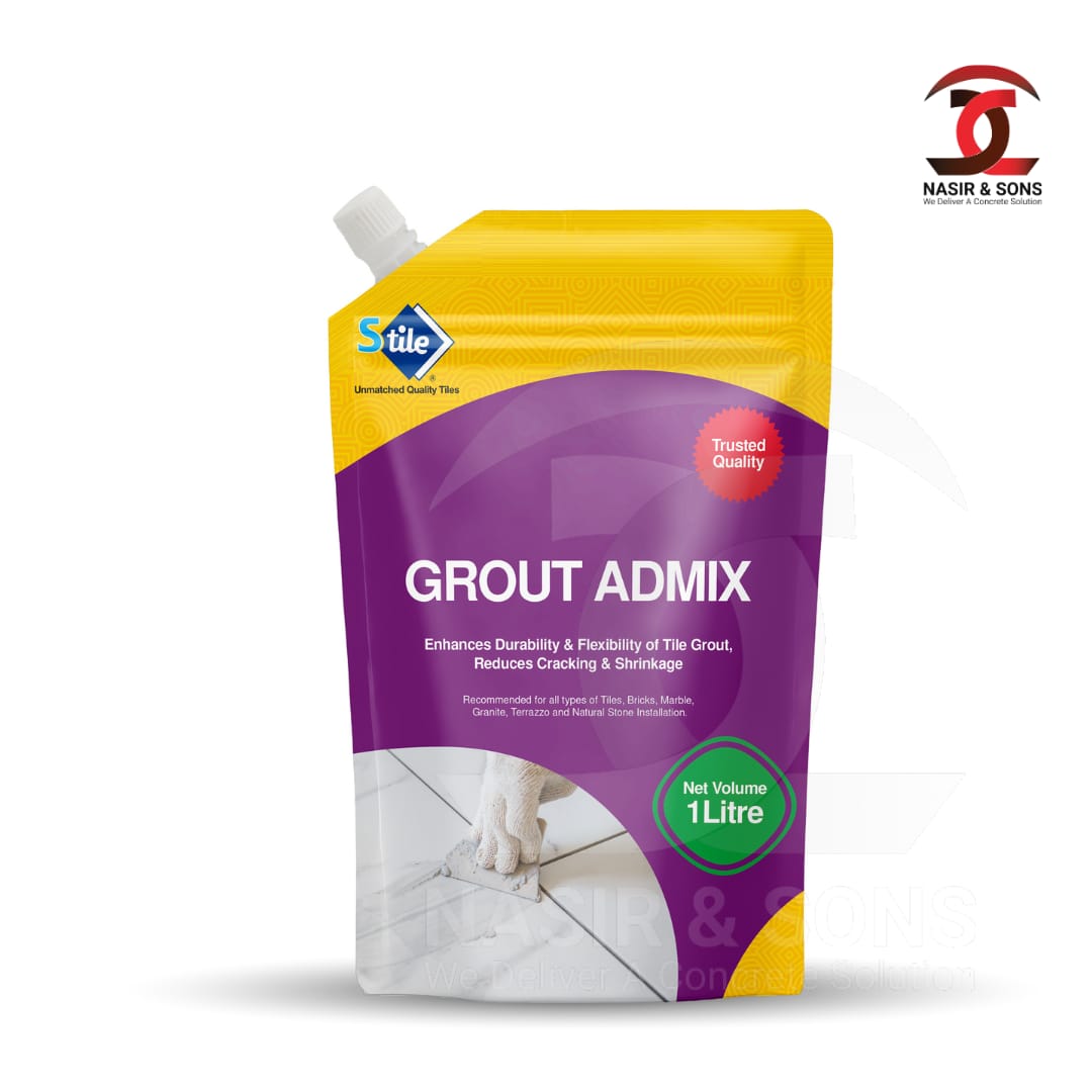 STILE HI-PERFORMANCE GROUT ADMIX 1 LTR BY SHABBIR TILES & CERAMICS | NASIR & SONS PAKISTAN