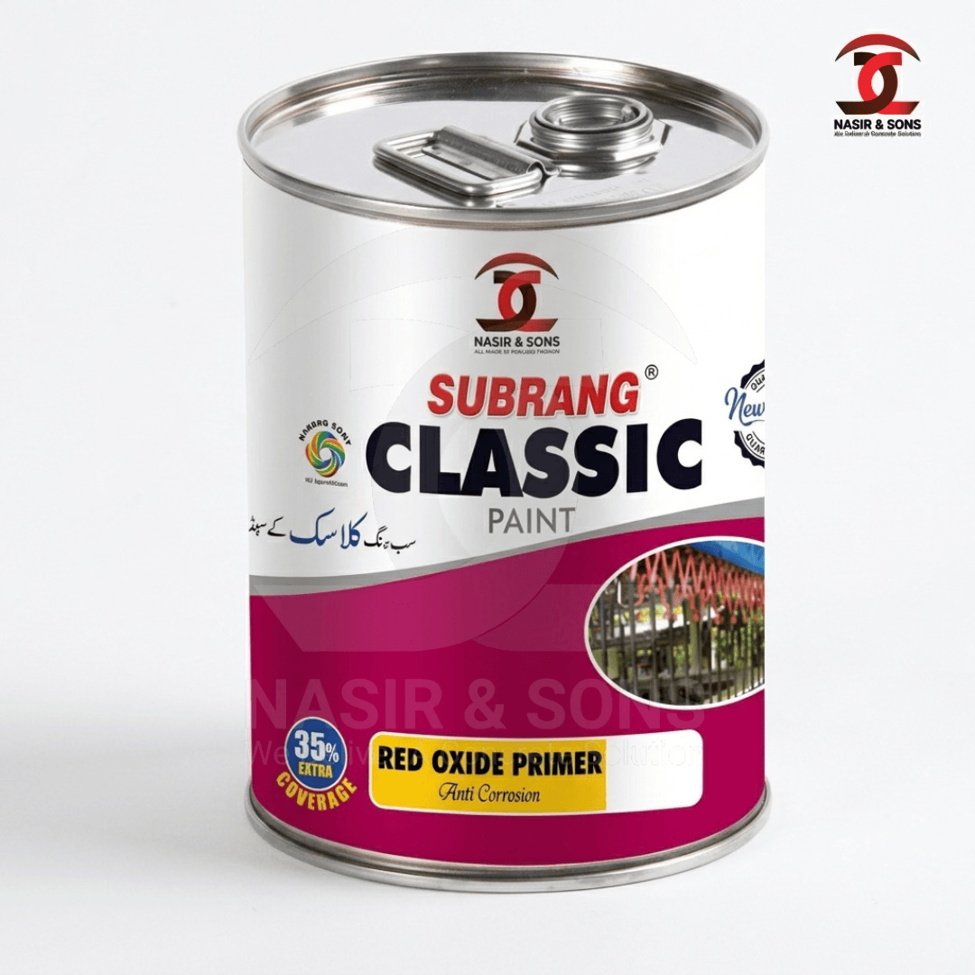 (DRUM) RED OXIDE PRIMER BY SUBRANG CLASSIC | NASIR & SONS BIULDING MATERIALS PAKISTAN