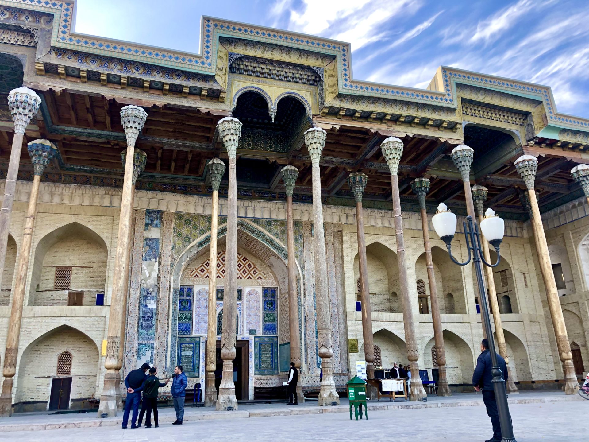 Bolo Khauz Mosque in Bukhara, Uzbekistan - NassPacker