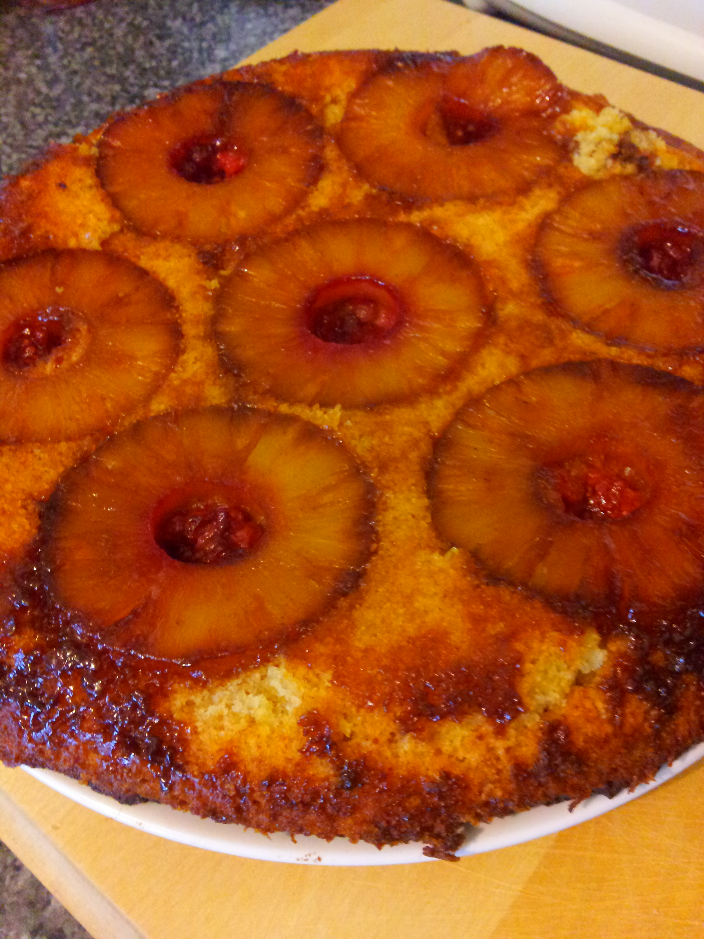 Upside down Pineapple Pud