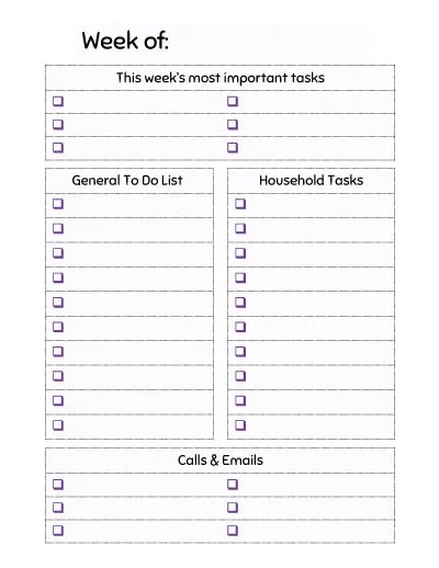 9 free to do list printables the artisan life