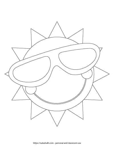 Try one of these sunny crafts for kids ideas are great for preschoolers and toddlers. 9 Free Printable Sun Templates The Artisan Life