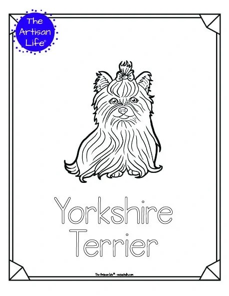 35 free printable dog breed coloring pages for kids the artisan life
