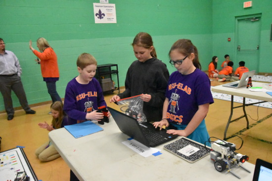 Robots Take Over E-Lab’s Gym!
