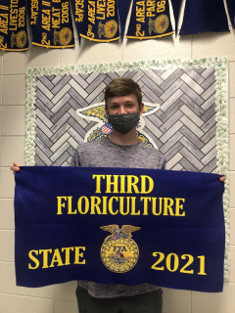 Lakeview FFA members place third in state in Floriculture CDE