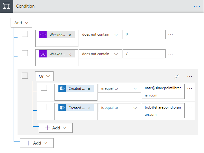 Flow now supports multiple condition controls for advanced if/then ...