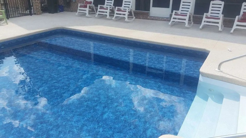 custom pool installed in savannah